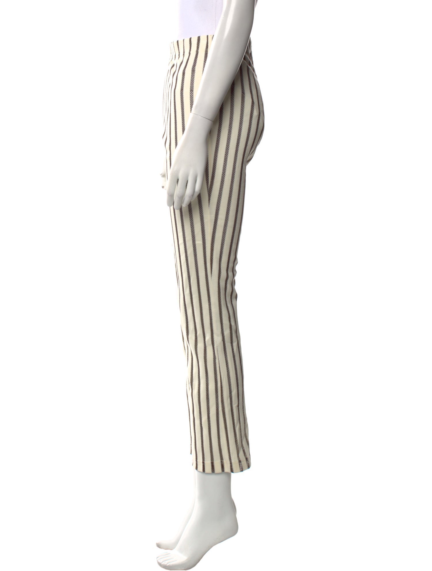 Loeffler Randall Striped Wide Leg Pants w/ Tags