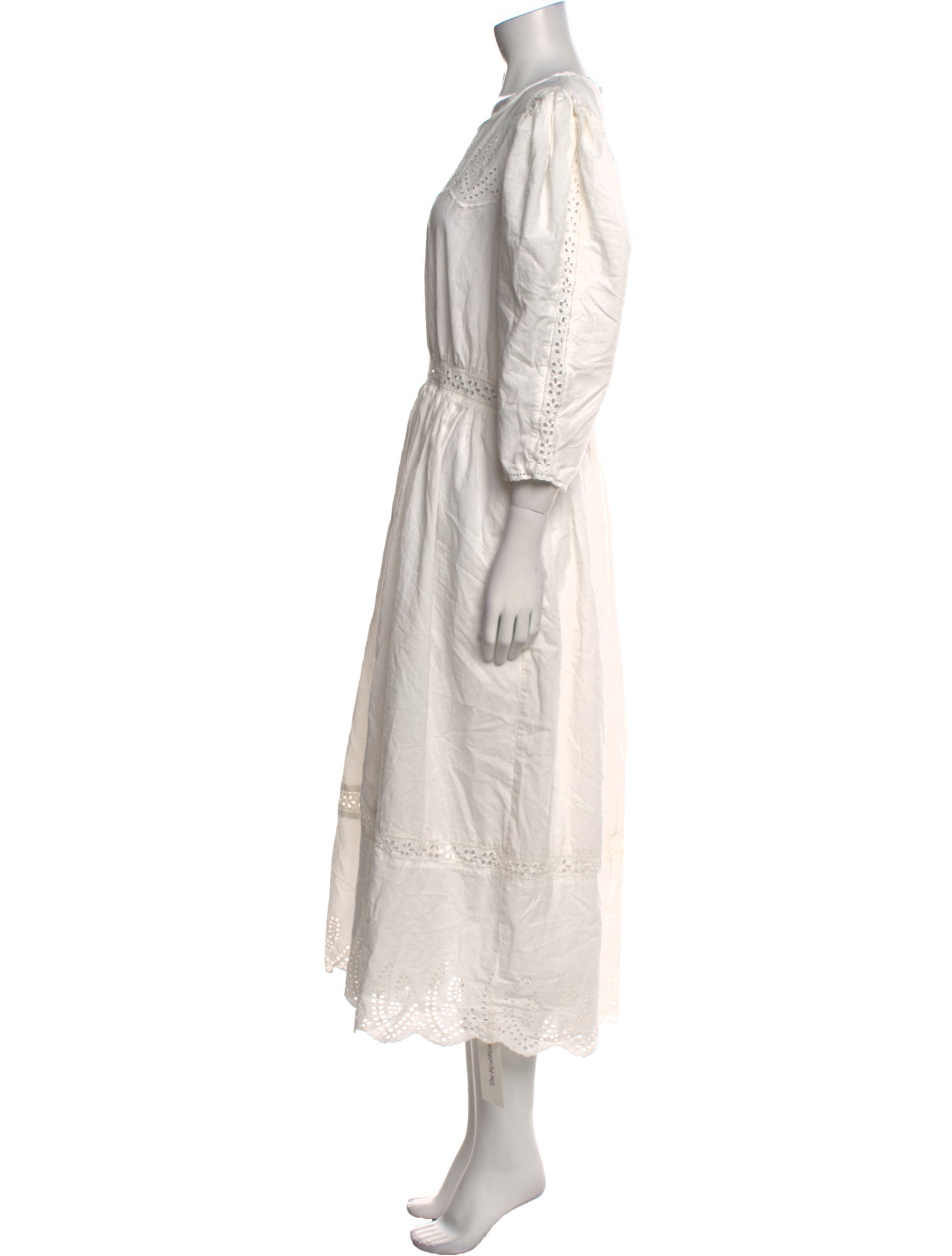 Loeffler Randall Bateau Neckline Long Dress