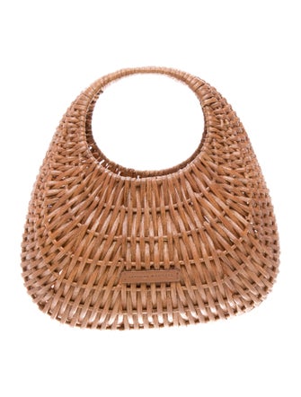 Loeffler Randall Wicker Top Handle Bag