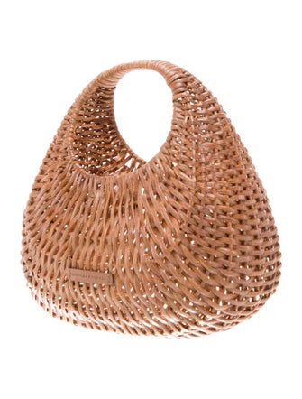 Loeffler Randall Wicker Top Handle Bag