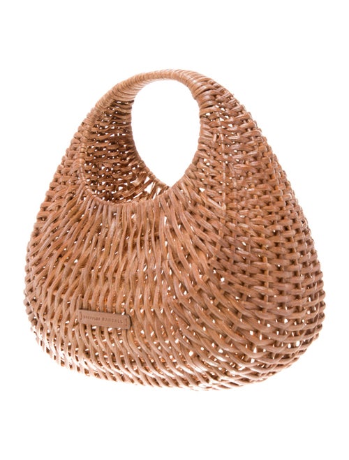 Loeffler Randall Wicker Top Handle Bag