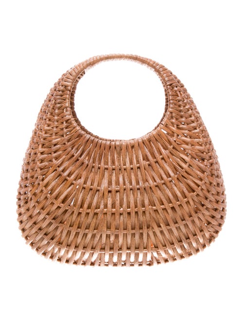 Loeffler Randall Wicker Top Handle Bag