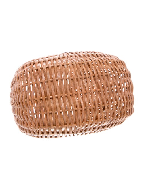 Loeffler Randall Wicker Top Handle Bag