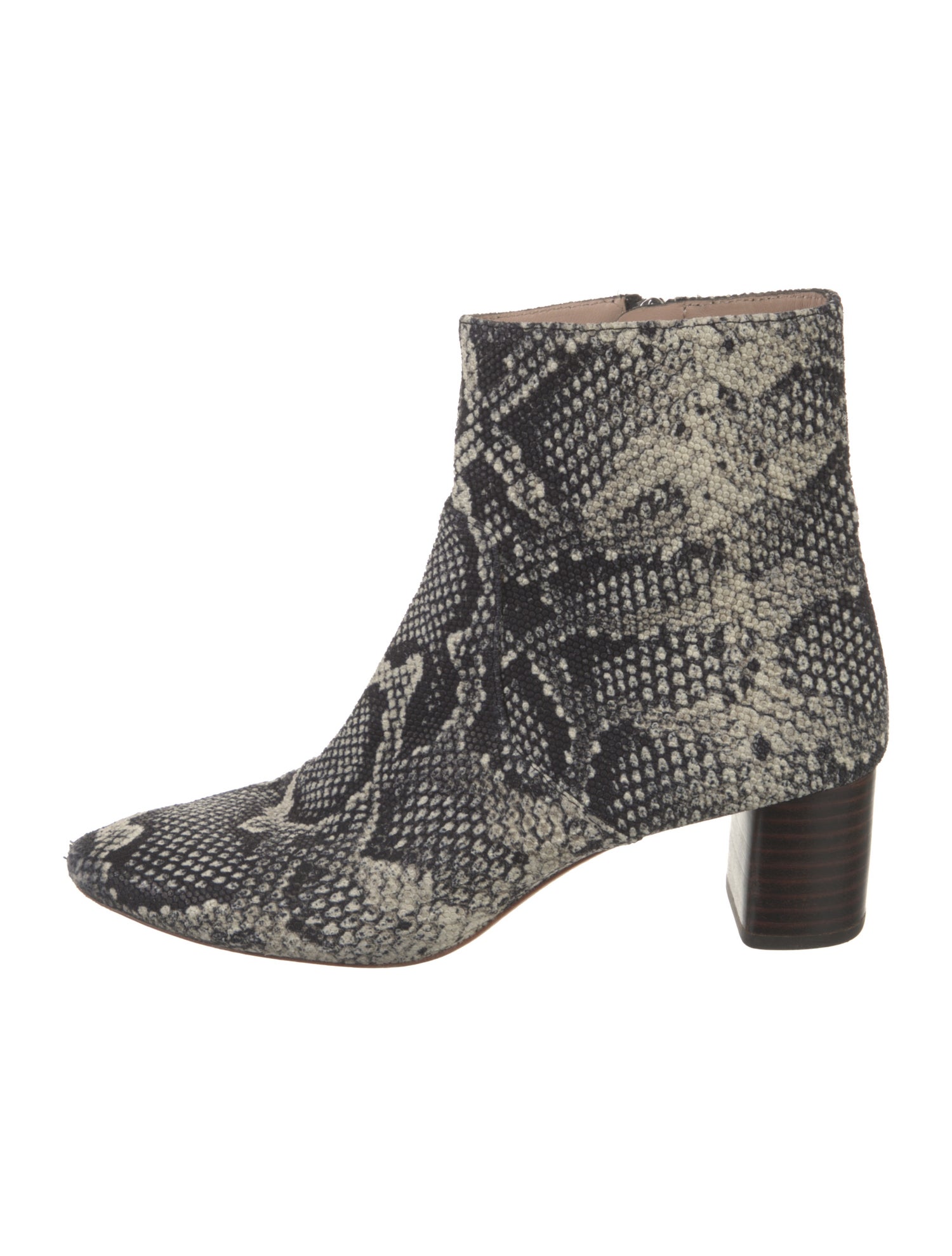 Loeffler Randall Canvas Animal Print Boots