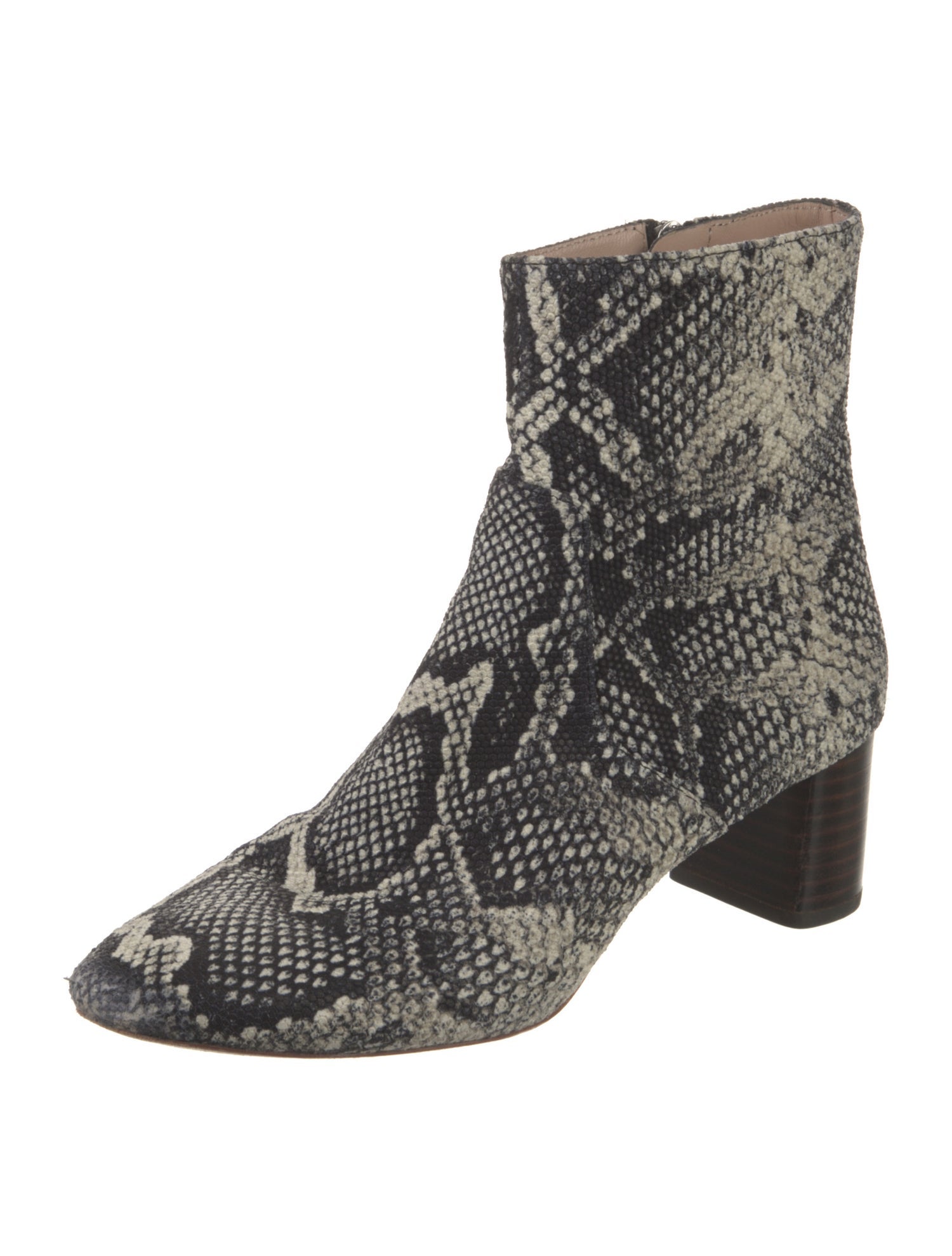 Loeffler Randall Canvas Animal Print Boots