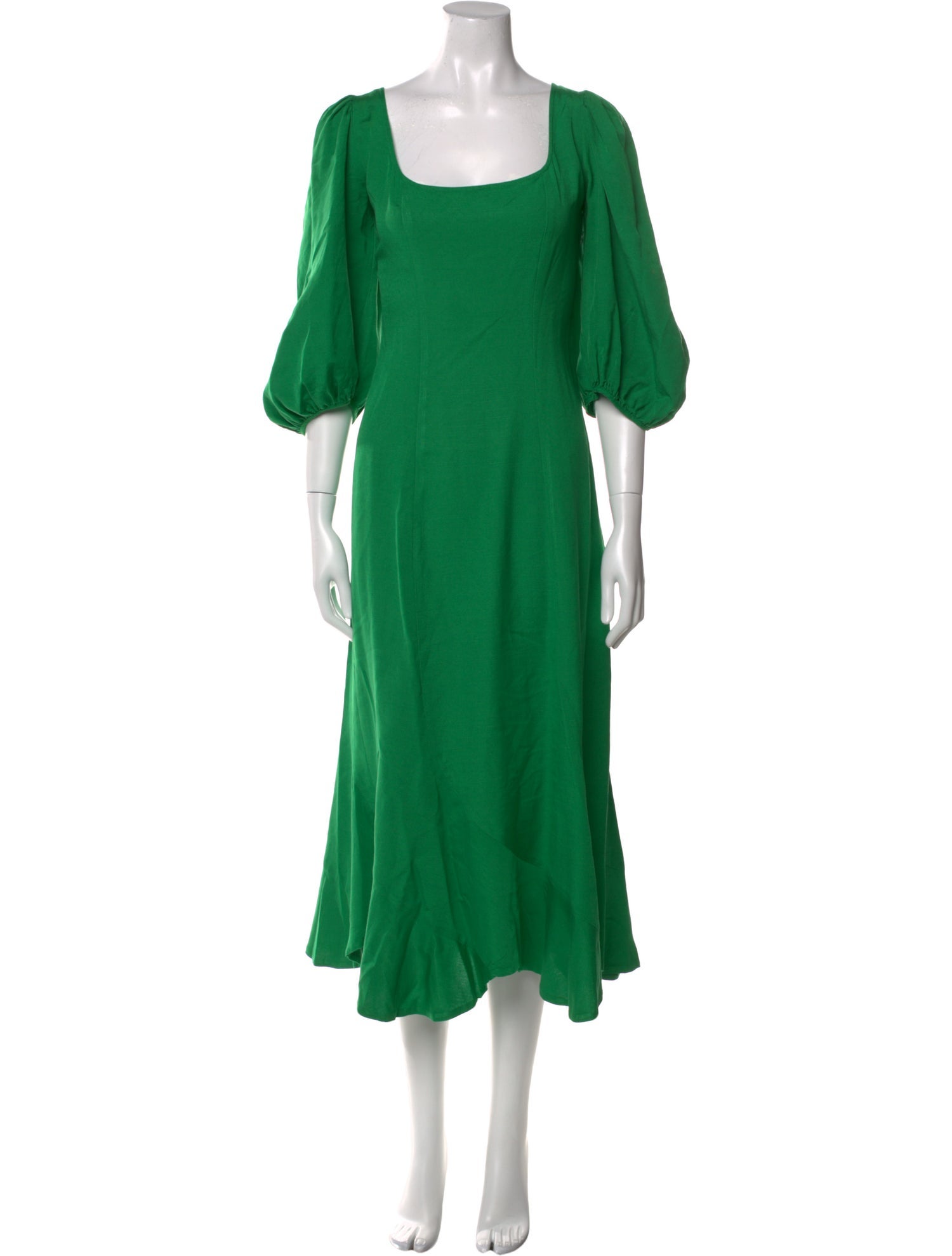 Loeffler Randall Square Neckline Long Dress