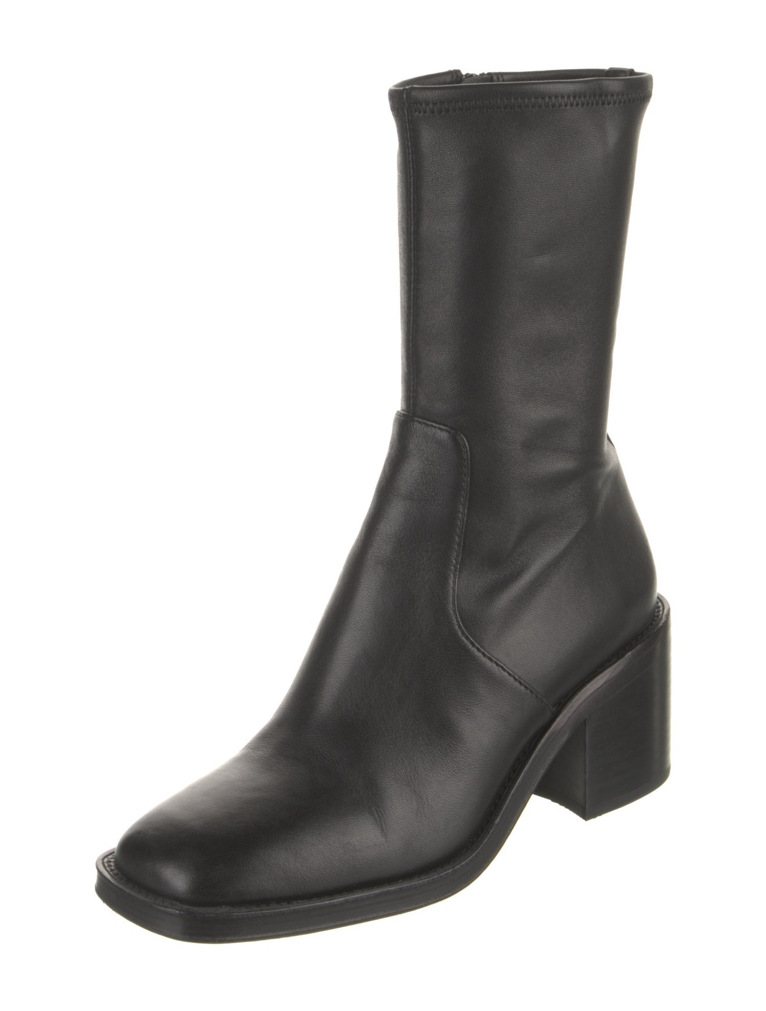 Loeffler Randall Leather Sock Boots