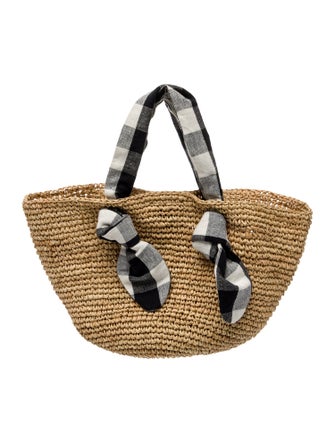 Loeffler Randall Raffia Top Handle Bag