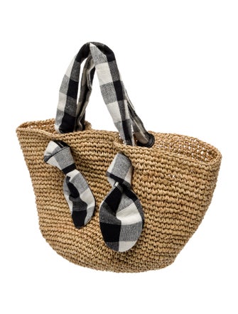 Loeffler Randall Raffia Top Handle Bag