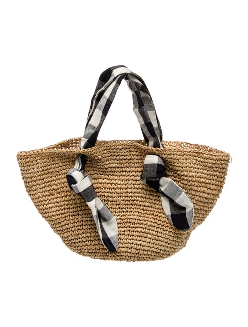 Loeffler Randall Raffia Top Handle Bag