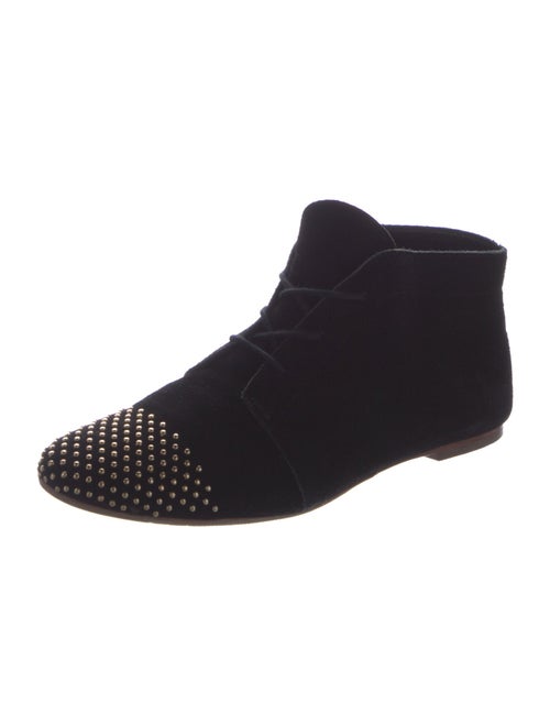 Loeffler Randall Suede Studded Accents Mules