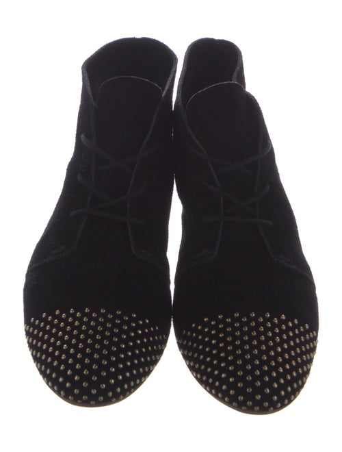 Loeffler Randall Suede Studded Accents Mules