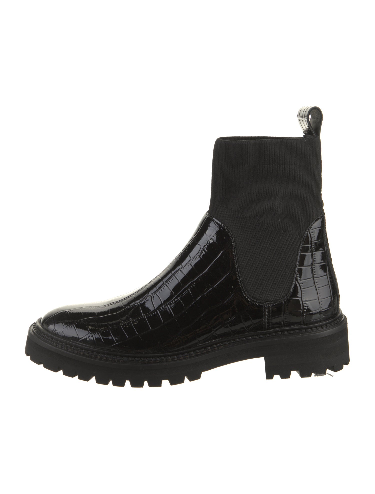 Loeffler Randall Patent Leather Chelsea Boots