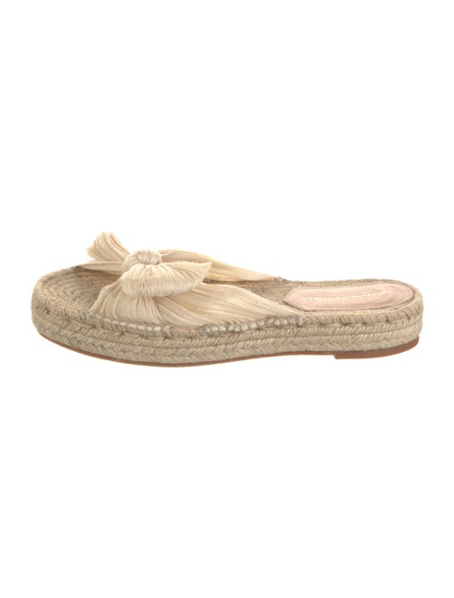 Loeffler Randall Jute Bow Accents Espadrilles