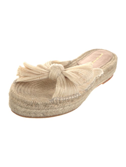 Loeffler Randall Jute Bow Accents Espadrilles