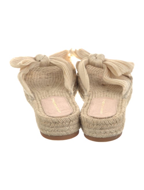 Loeffler Randall Jute Bow Accents Espadrilles