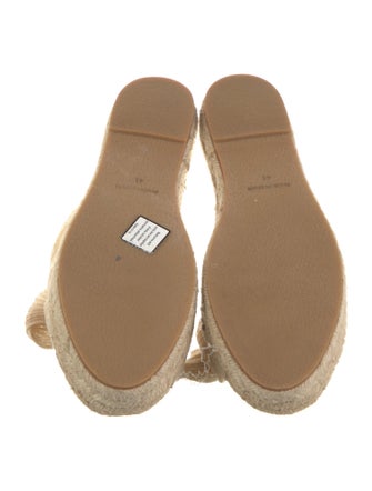 Loeffler Randall Jute Bow Accents Espadrilles