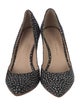 Loeffler Randall Suede Printed D'Orsay Pumps