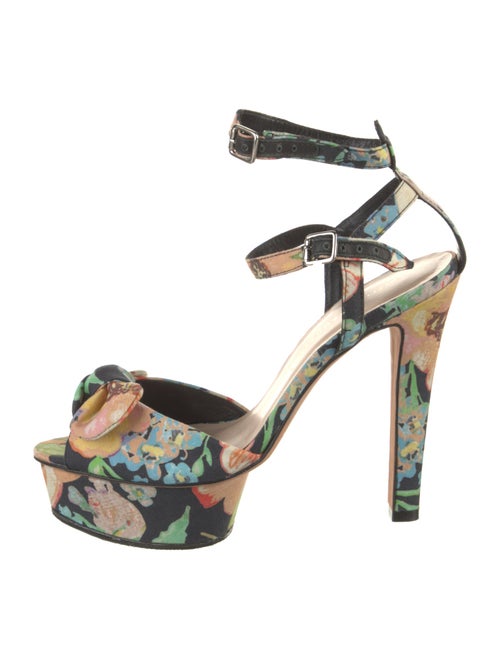 Loeffler Randall Canvas Printed Sandals
