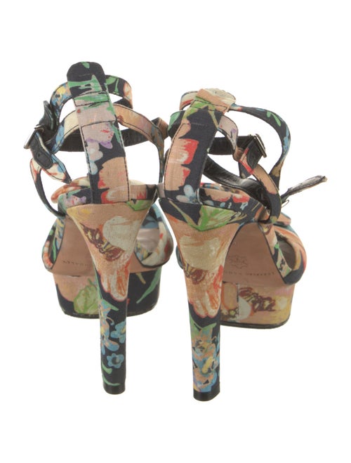 Loeffler Randall Canvas Printed Sandals