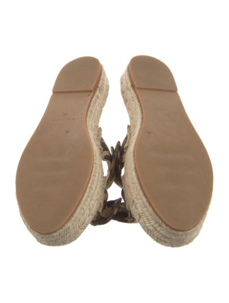 Loeffler Randall Canvas Animal Print Espadrilles