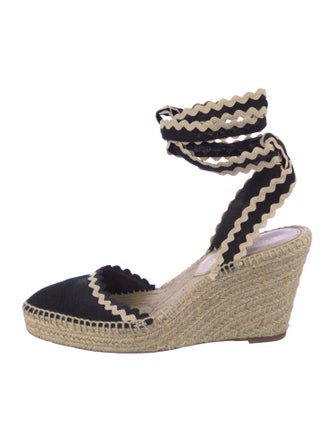 Loeffler Randall Canvas Scalloped Accent Pumps