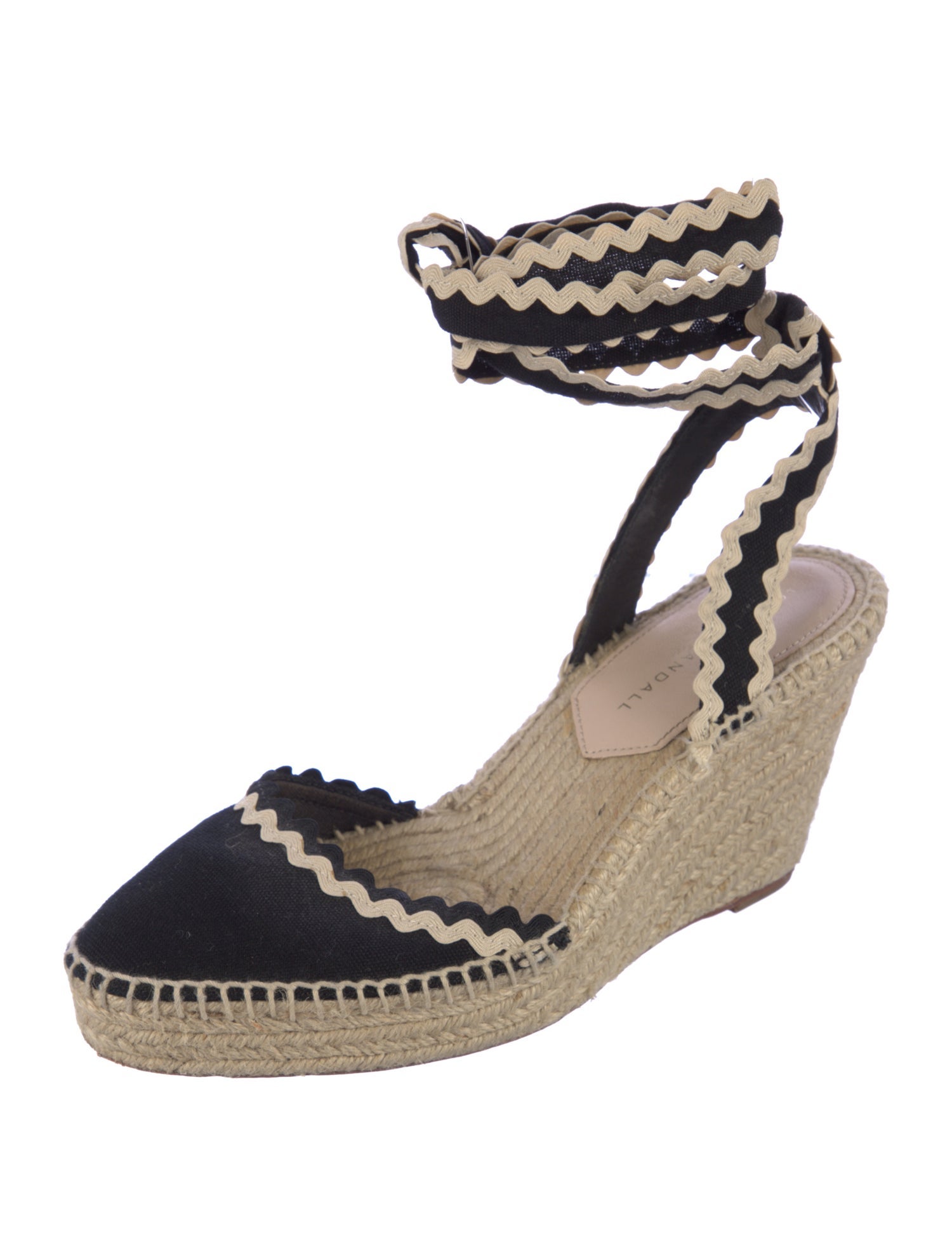 Loeffler Randall Canvas Scalloped Accent Pumps