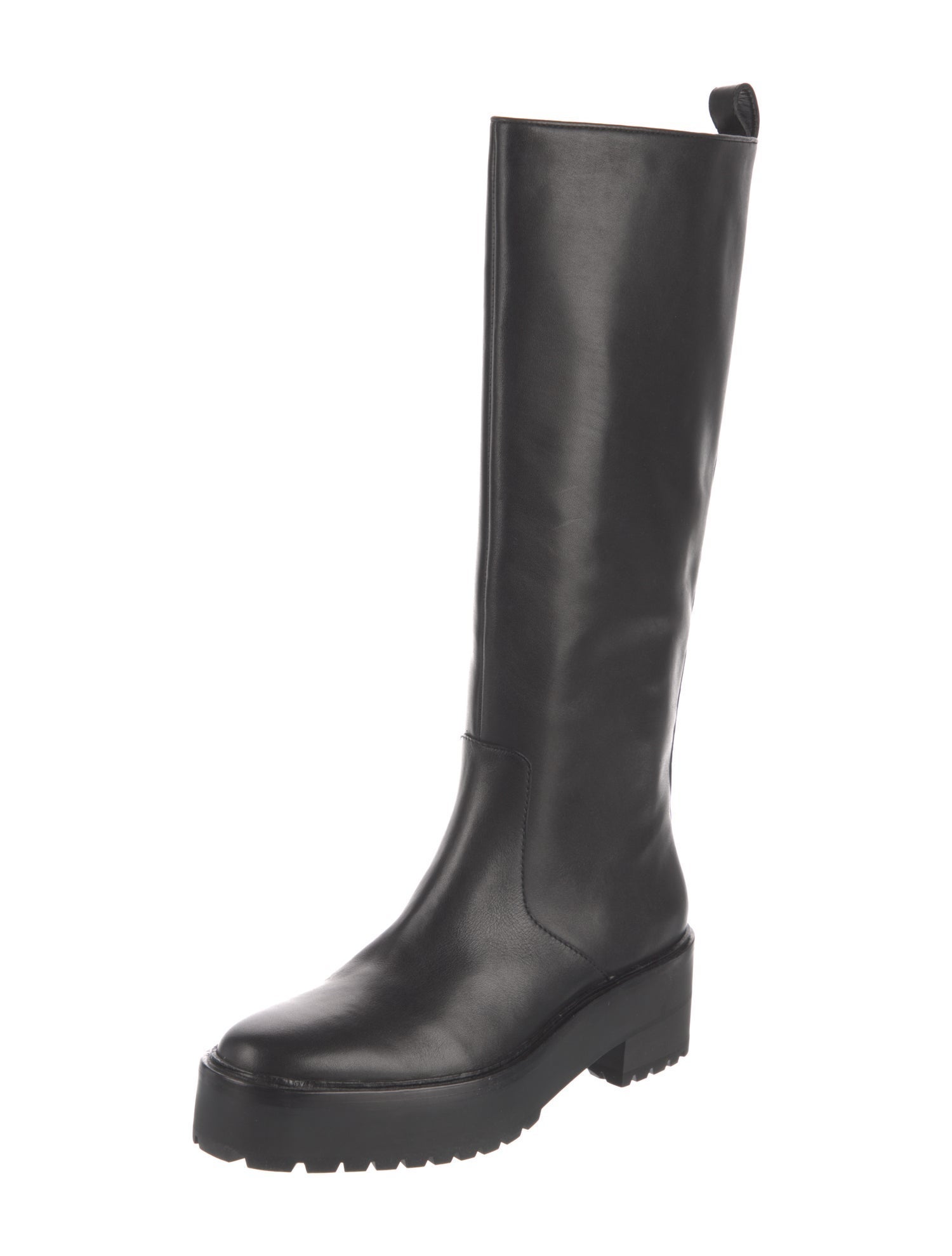 Loeffler Randall Leather Rain Boots