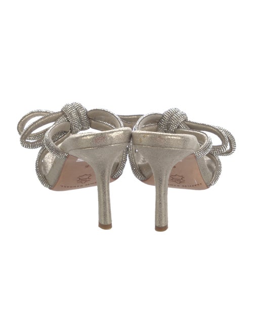 Loeffler Randall Glitter Bow Accents Slides