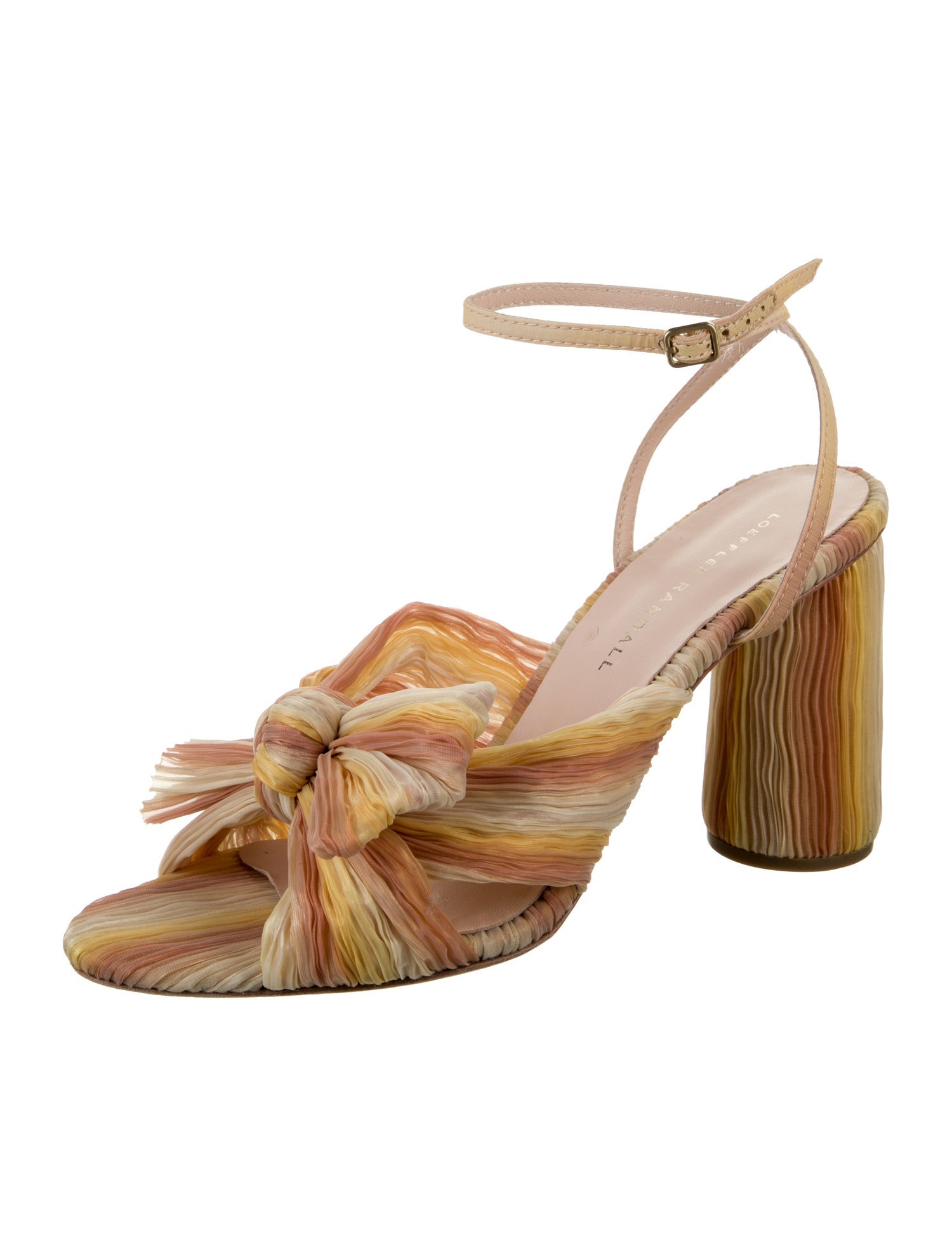 Loeffler Randall Printed Bow Accents Sandals