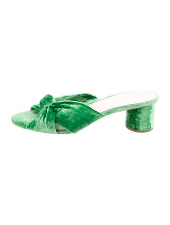 Loeffler Randall Velvet Slides