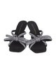Loeffler Randall Suede Bow Accents Slides
