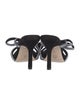 Loeffler Randall Suede Bow Accents Slides