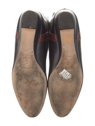 Loeffler Randall Leather Colorblock Pattern Boots