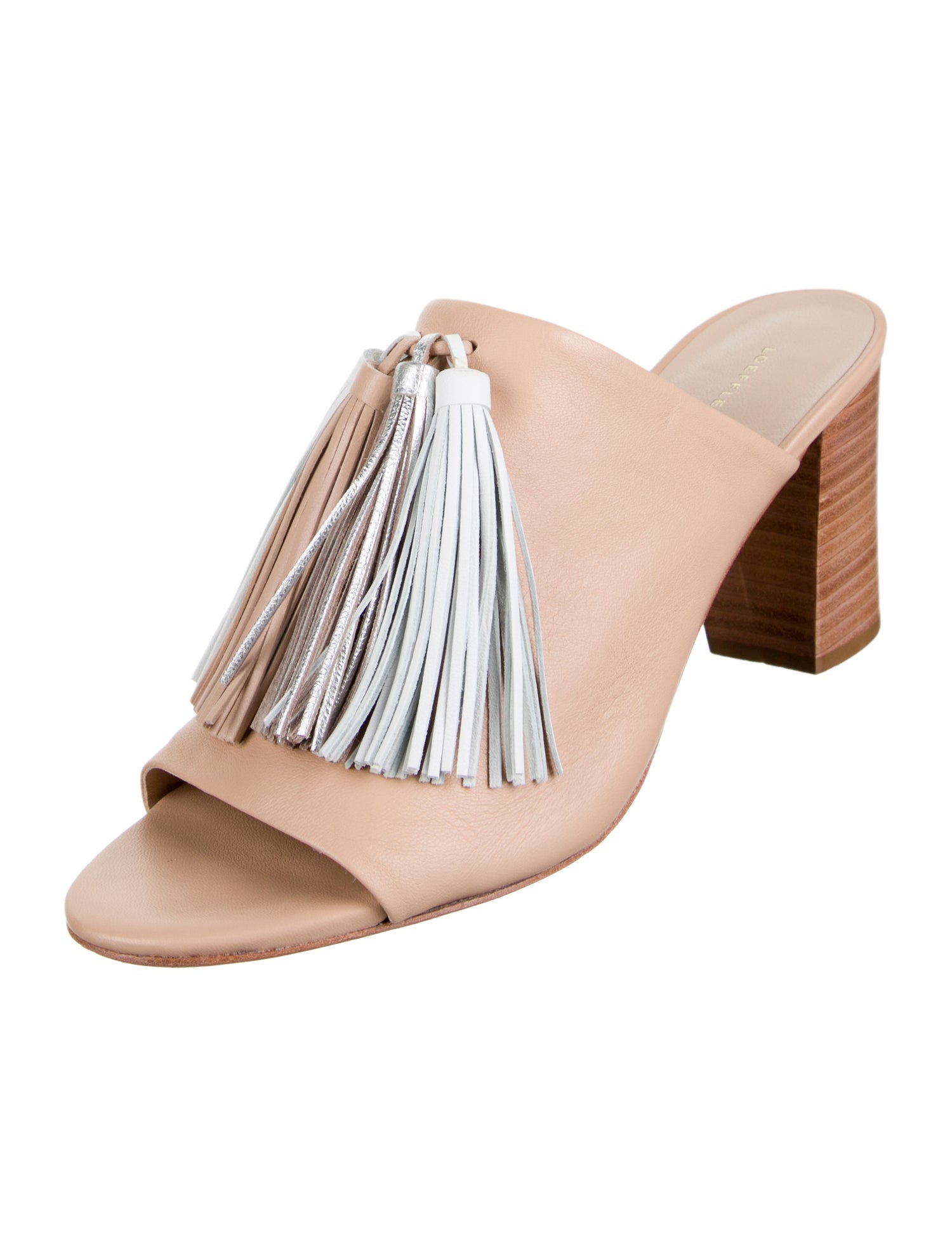 Loeffler Randall Leather Printed Slides