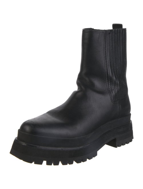 Loeffler Randall Leather Combat Boots
