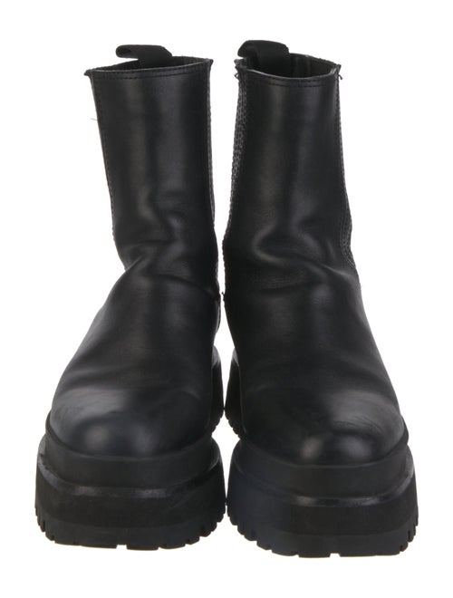 Loeffler Randall Leather Combat Boots