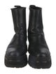Loeffler Randall Leather Combat Boots