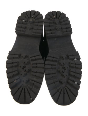 Loeffler Randall Leather Combat Boots