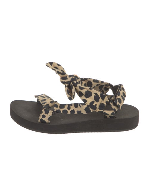 Loeffler Randall Canvas Animal Print Espadrilles
