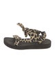 Loeffler Randall Canvas Animal Print Espadrilles