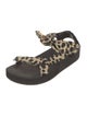 Loeffler Randall Canvas Animal Print Espadrilles