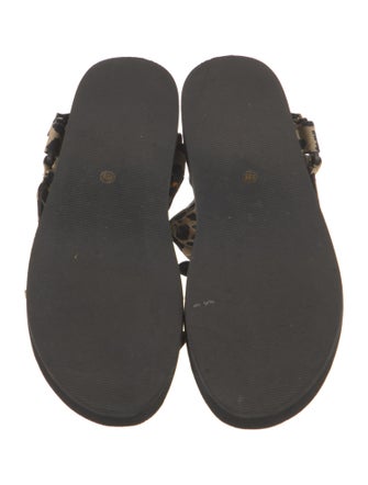 Loeffler Randall Canvas Animal Print Espadrilles