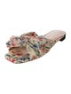 Loeffler Randall Printed Bow Accents Slides