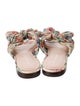 Loeffler Randall Printed Bow Accents Slides