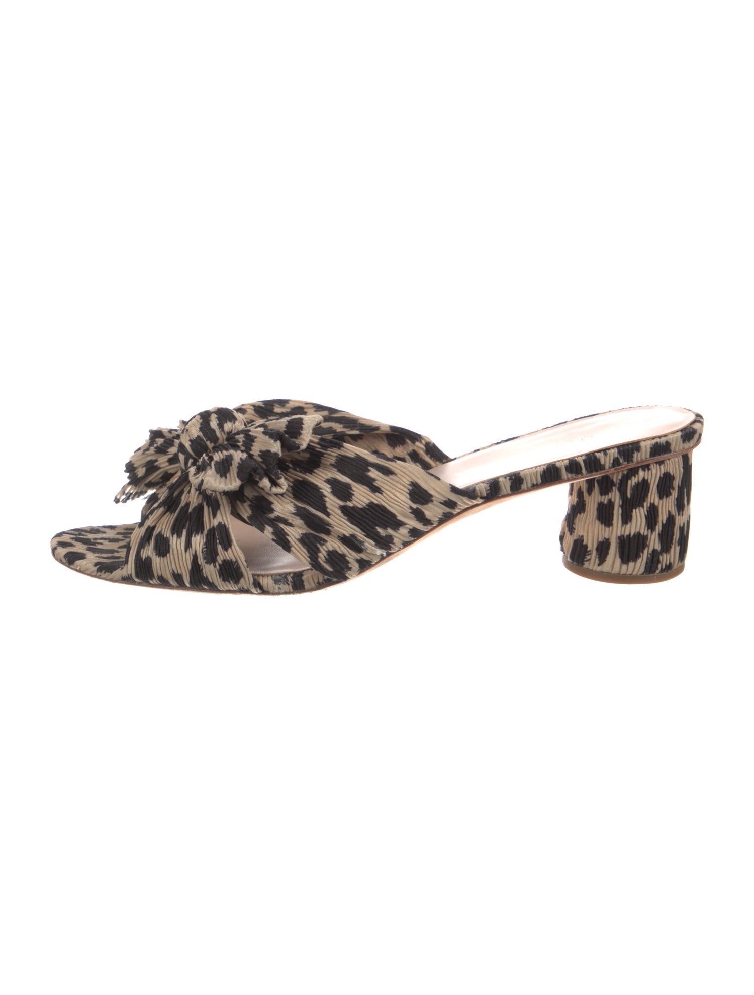 Loeffler Randall Animal Print Slides