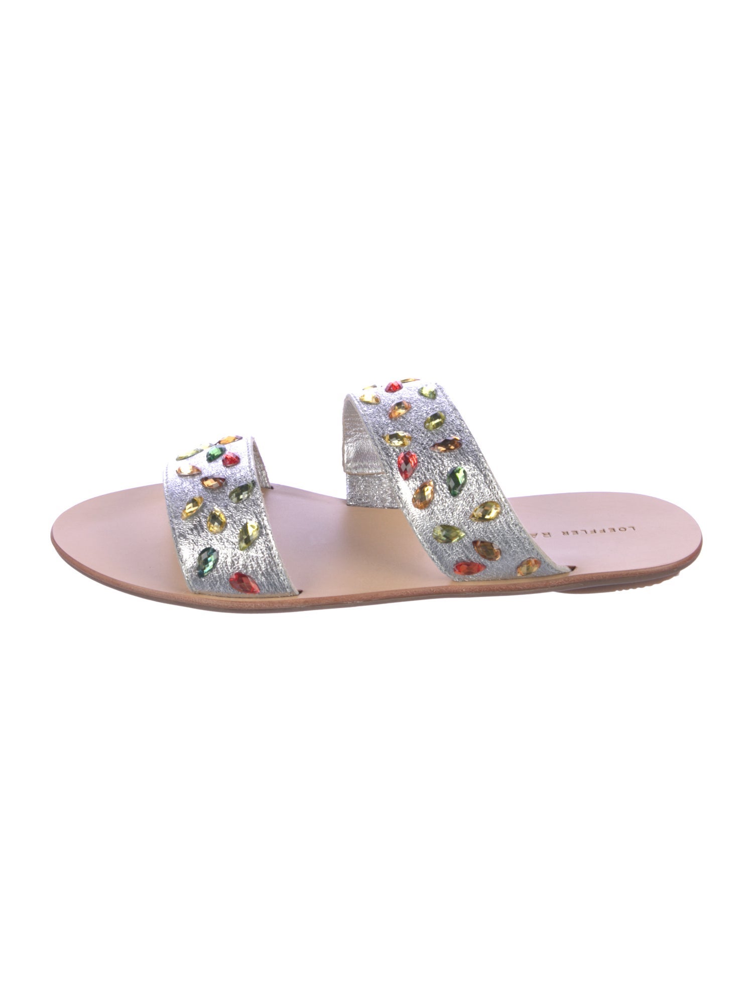 Loeffler Randall Leather Patterned Slides