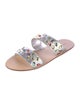 Loeffler Randall Leather Patterned Slides