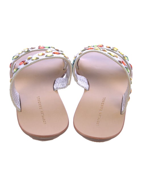 Loeffler Randall Leather Patterned Slides