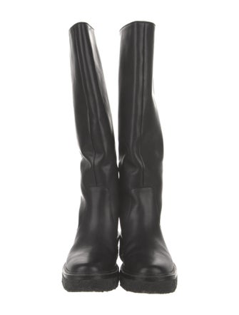 Loeffler Randall Leather Rain Boots